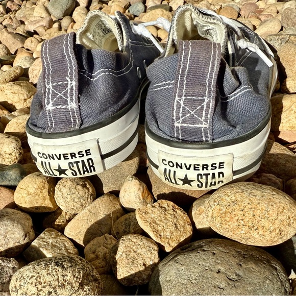 Converse Navy Canvas Slip-On Sneakers size women’s 7.5 - Picture 7 of 9